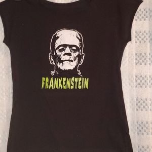 Black Frankenstein t shirt